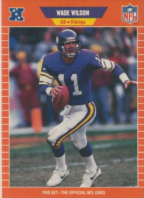 NFL 1989 ProSet - No 241 - Wade Wilson