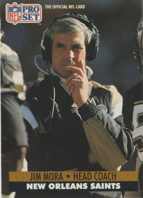 NFL 1991 ProSet - No 243 - Jim Mora