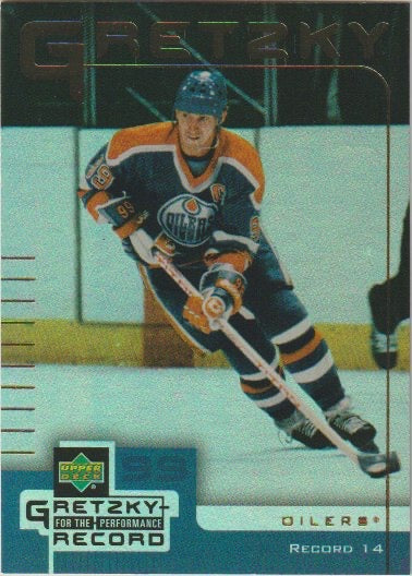 NHL 1999-00 McDonald's Upper Deck Gretzky Performance - No 14 - Wayne Gretzky