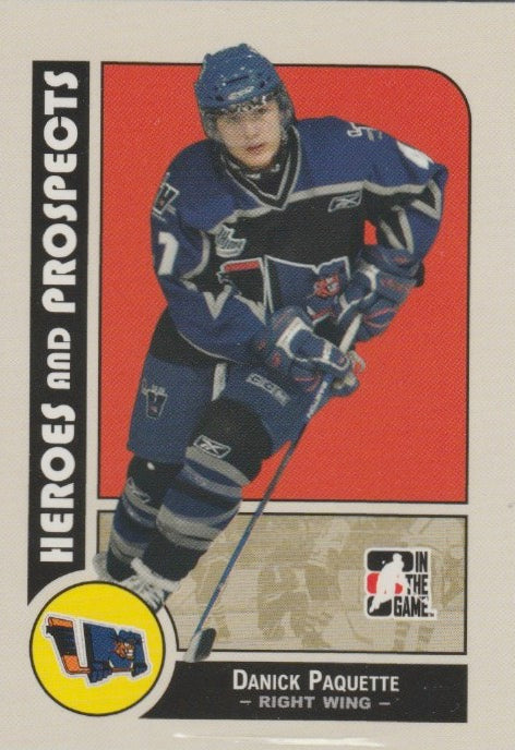 NHL 2008-09 ITG Heroes and Prospects - No 86 - Danick Paquette