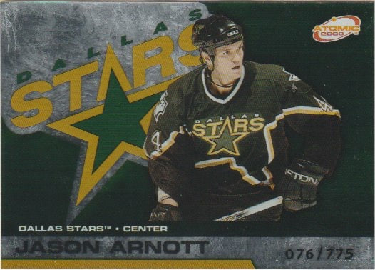 NHL 2002-03 Atomic Hobby Parallel - No 31 - Jason Arnott