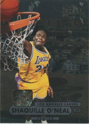 NBA 1997-98 Metal Universe Championship - No 1 - Shaquille O'Neal