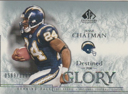 NFL 2002 SP Legendary Cuts - No 174 - Jesse Chatman