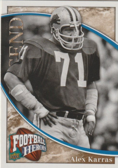 NFL 2009 Upper Deck Heroes - No 279 - Alex Karras