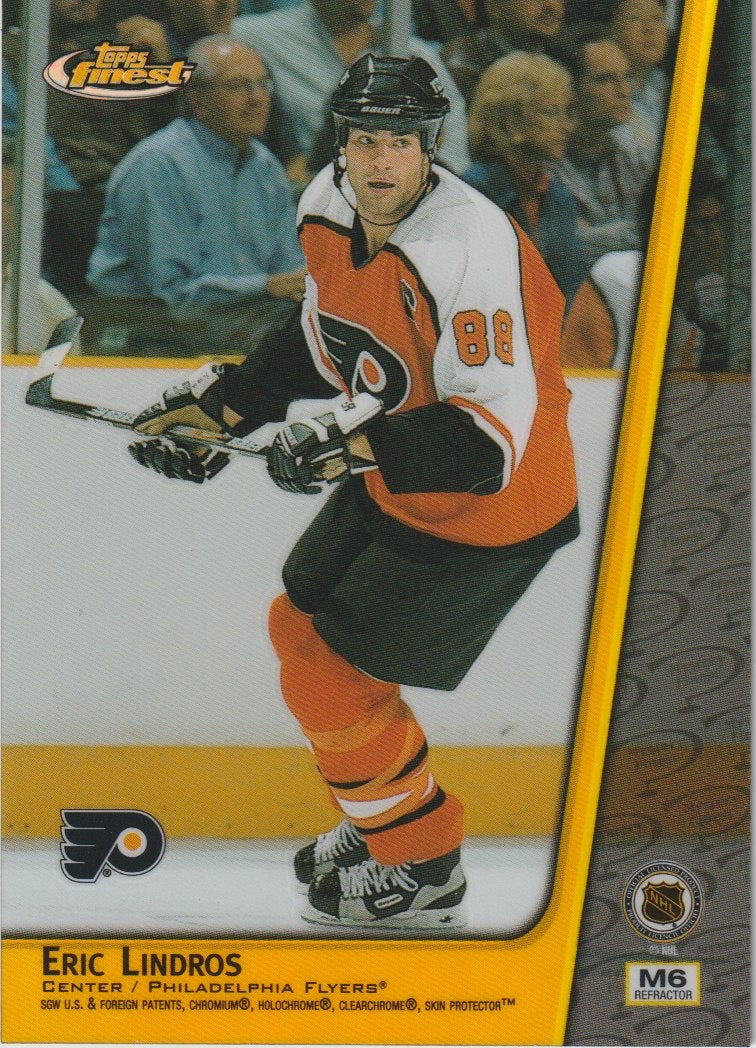 NHL 1998-99 Finest Double Sided Mystery Finest Refractors - No M6 - Dominik Hasek / Eric Lindros