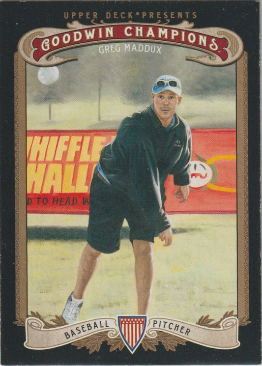 MLB 2012 Upper Deck Goodwin Champions - No 22 - Greg Maddux