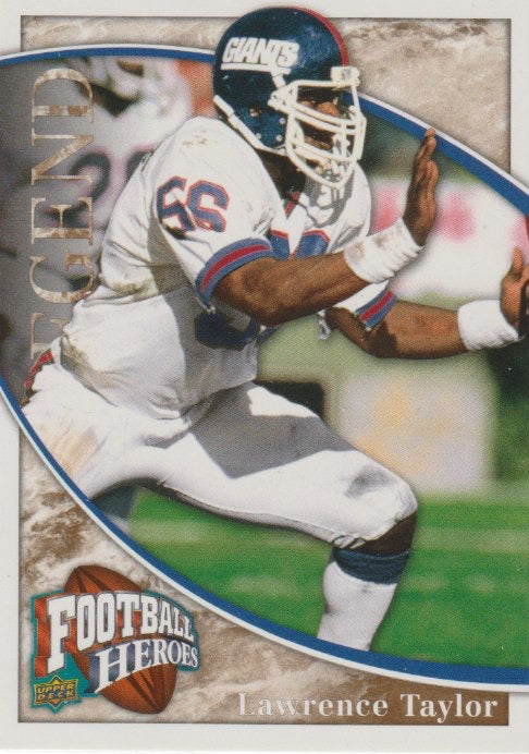 NFL 2009 Upper Deck Heroes - No 283 - Lawrence Taylor