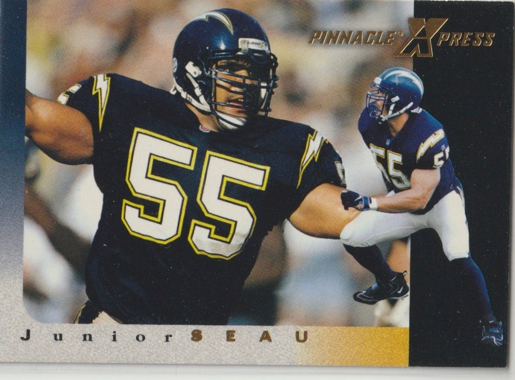 NFL 1997 Pinnacle X-Press - No 16 - Junior Seau