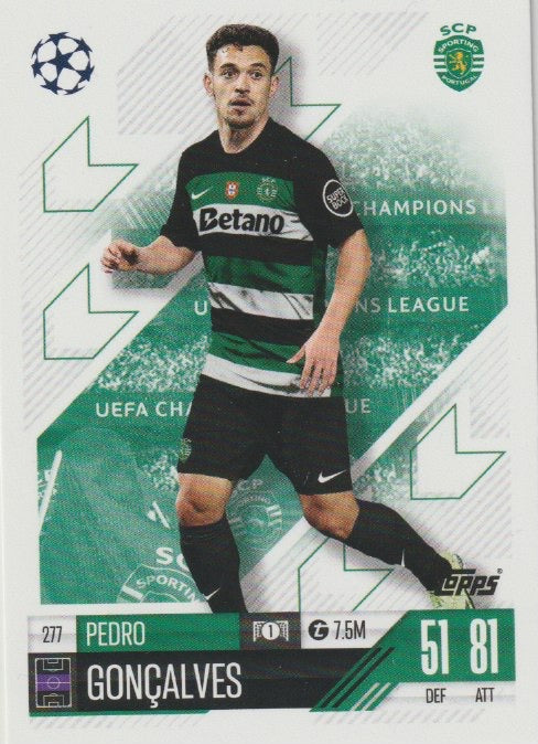 Soccer 2024-25 Match Attax UEFA Champions League - No 277 - Pedro Goncalves