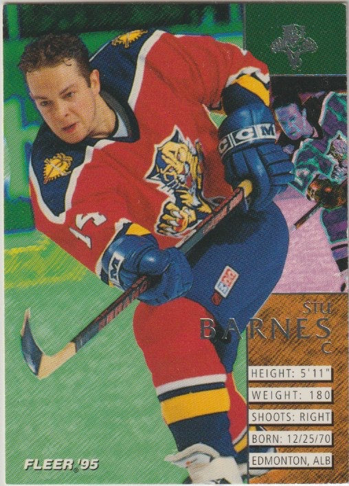 NHL 1994/95 Fleer - No 76 - Stu Barnes