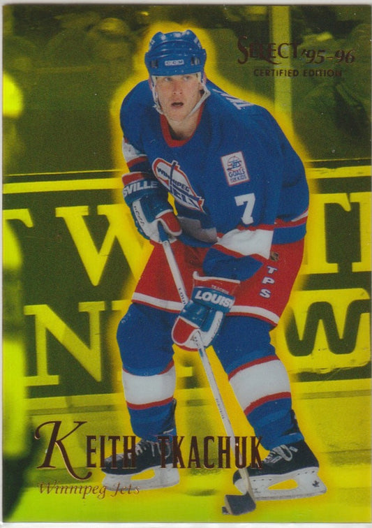 NHL 1995 / 96 Select Certified Mirror Gold - No 37 - Keith Tkachuk