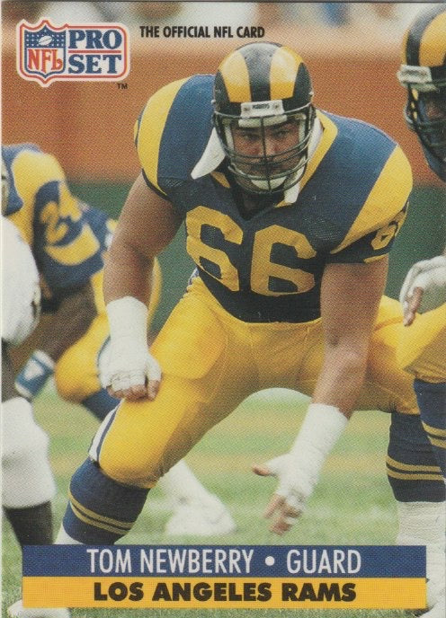 NFL 1991 ProSet - No 204 - Tom Newberry