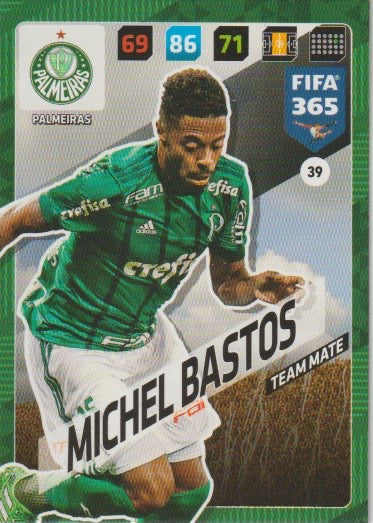 Soccer 2018 Panini FIFA 365 Adrenalyn XL - No 39 - Michel Bastos