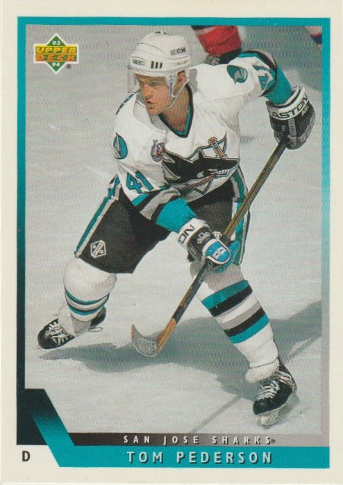 NHL 1993 / 94 Upper Deck - No 92 - Tom Pederson