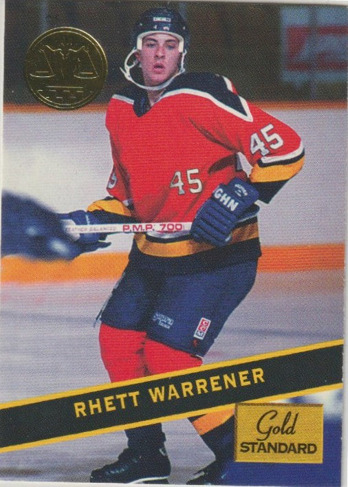 NHL 1994 Signature Rookies Gold Standard - No 98 - Rhett Warrener