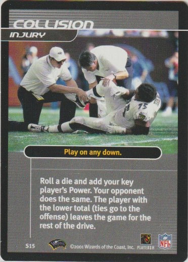 NFL 2001 Showdown 1st Edition Strategy - No S15 - Jonathan Ogden