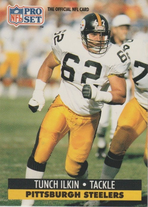 NFL 1991 ProSet - No 275 - Tunch Ilkin