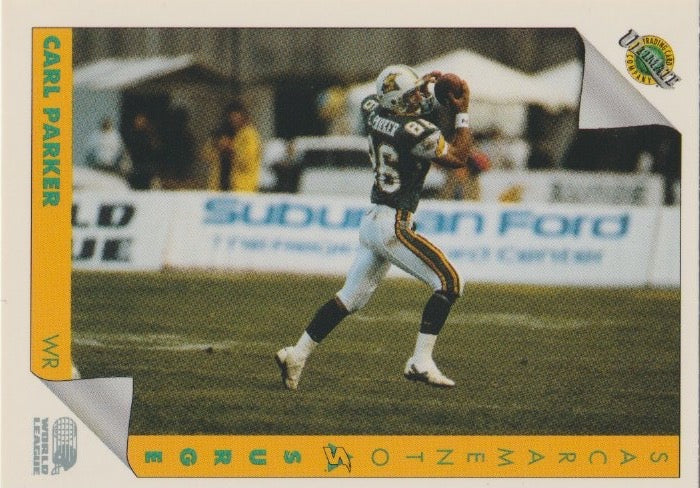 NFL 1992 Ultimate WLAF - No 141 - Carl Parker