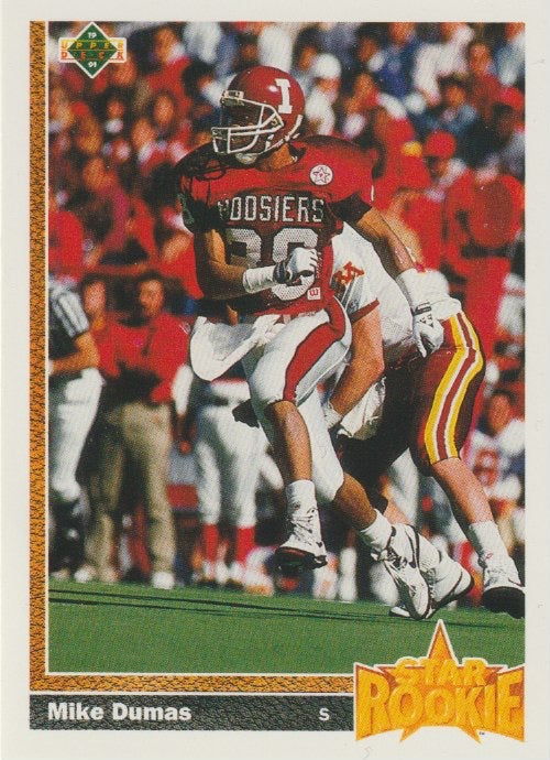 NFL 1991 Upper Deck - No 3 - Mike Dumas