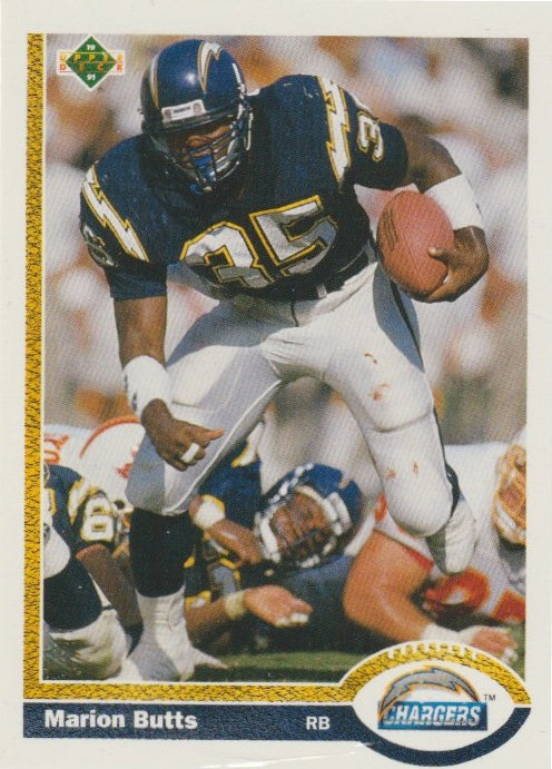 NFL 1991 Upper Deck - No 147 - Marion Butts