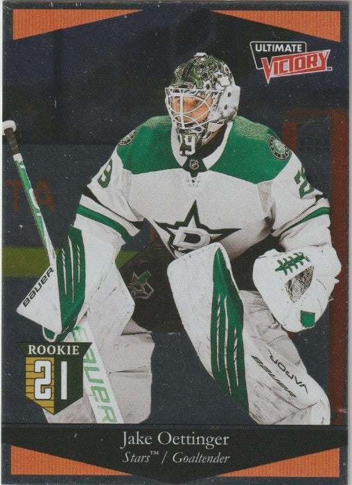 NHL 2020-21 Upper Deck Ultimate Victory - No UV-40 - Jake Oettinger