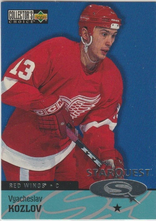 NHL 1997/98 Collector's Choice Star Quest - No SQ13 - Vyacheslav Kozlov