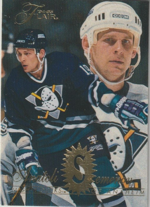 NHL 1994 / 95 Flair - No 5 - Anatoli Semenov