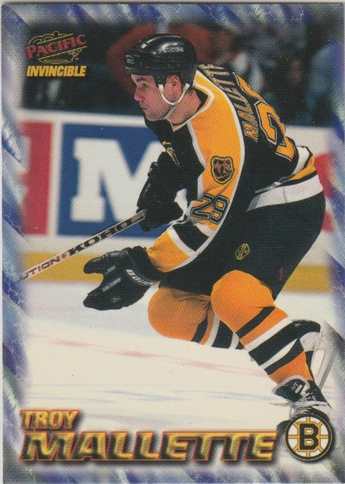NHL 1997-98 Pacific Invincible NHL Regime - No 14 - Troy Mallette