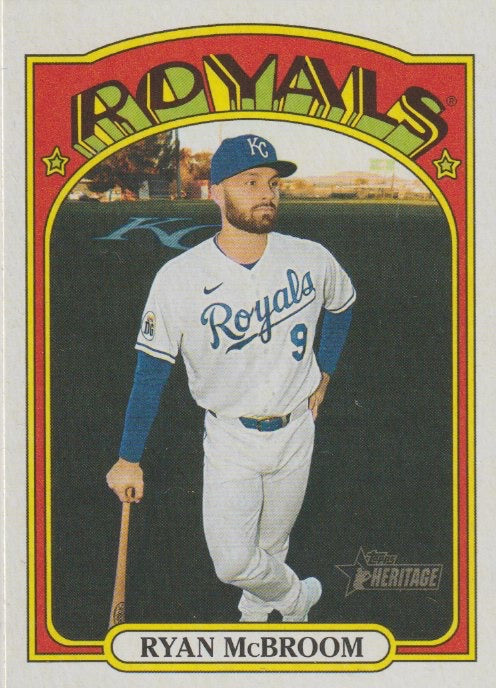 MLB 2021 Topps Heritage - No 201 - Ryan McBroom