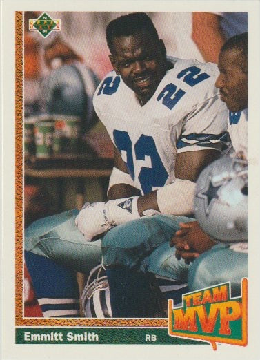 NFL 1991 Upper Deck - No 456 - Emmitt Smith