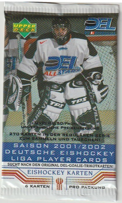 DEL 2001-02 Upper Deck - package