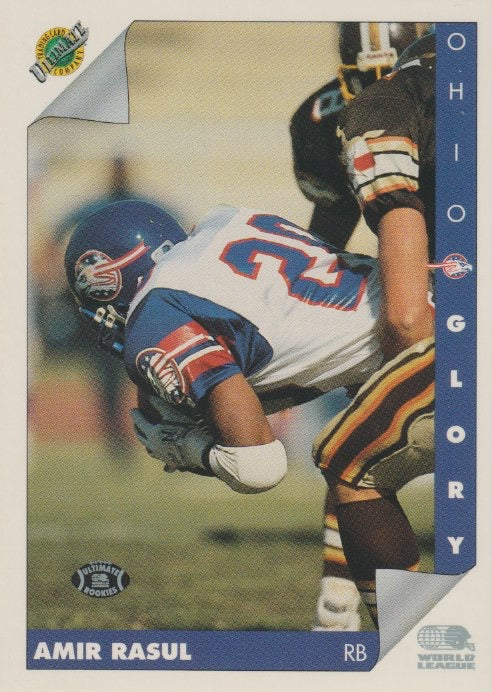 NFL 1992 Ultimate WLAF - No 174 - Amir Rasul