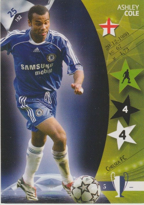 Soccer 2007 Panini Champions League - No 25 - Ashley Cole