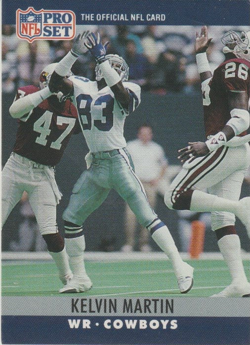 NFL 1990 ProSet - No 83 - Kelvin Martin