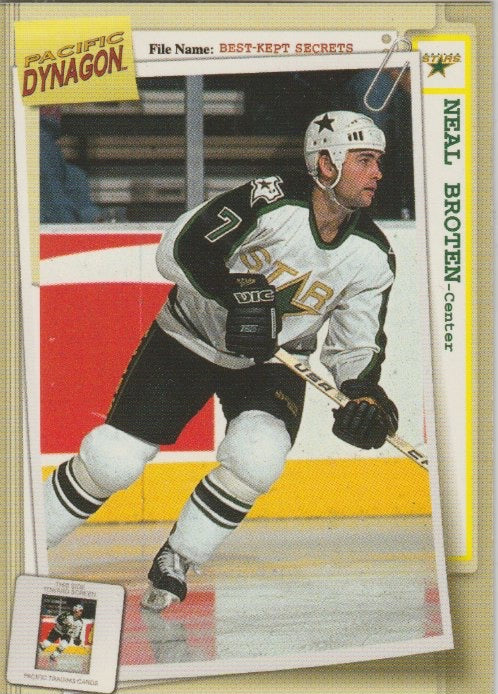 NHL 1997 / 98 Pacific Dynagon Best Kept Secrets - No 28 - Neal Broten