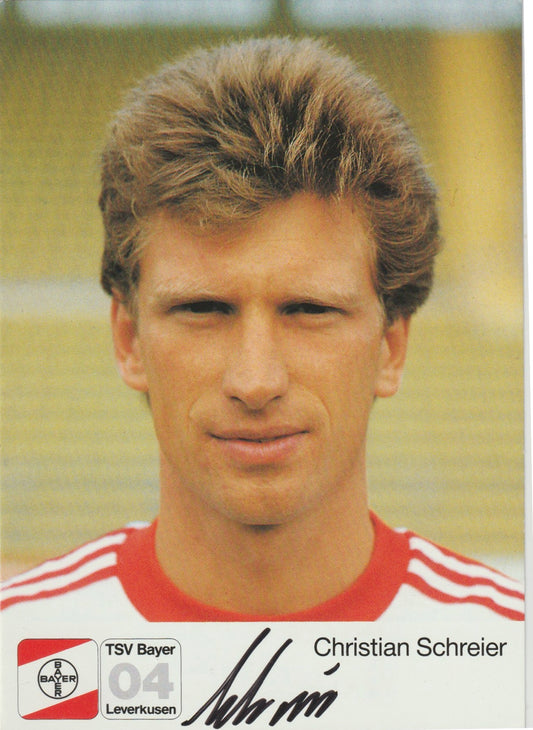 Fussball - Autogramm - Christian Schreier