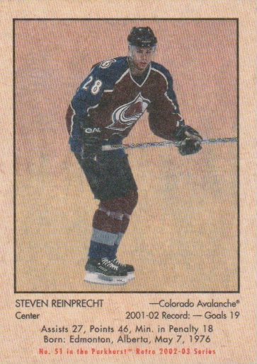 NHL 2002-03 Parkhurst Retro - No 51 - Steven Reinprecht