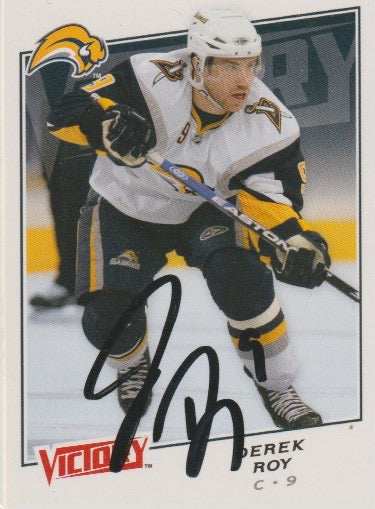 NHL 2008-09 Upper Deck Victory - No 171 - Derek Roy - Autogramm