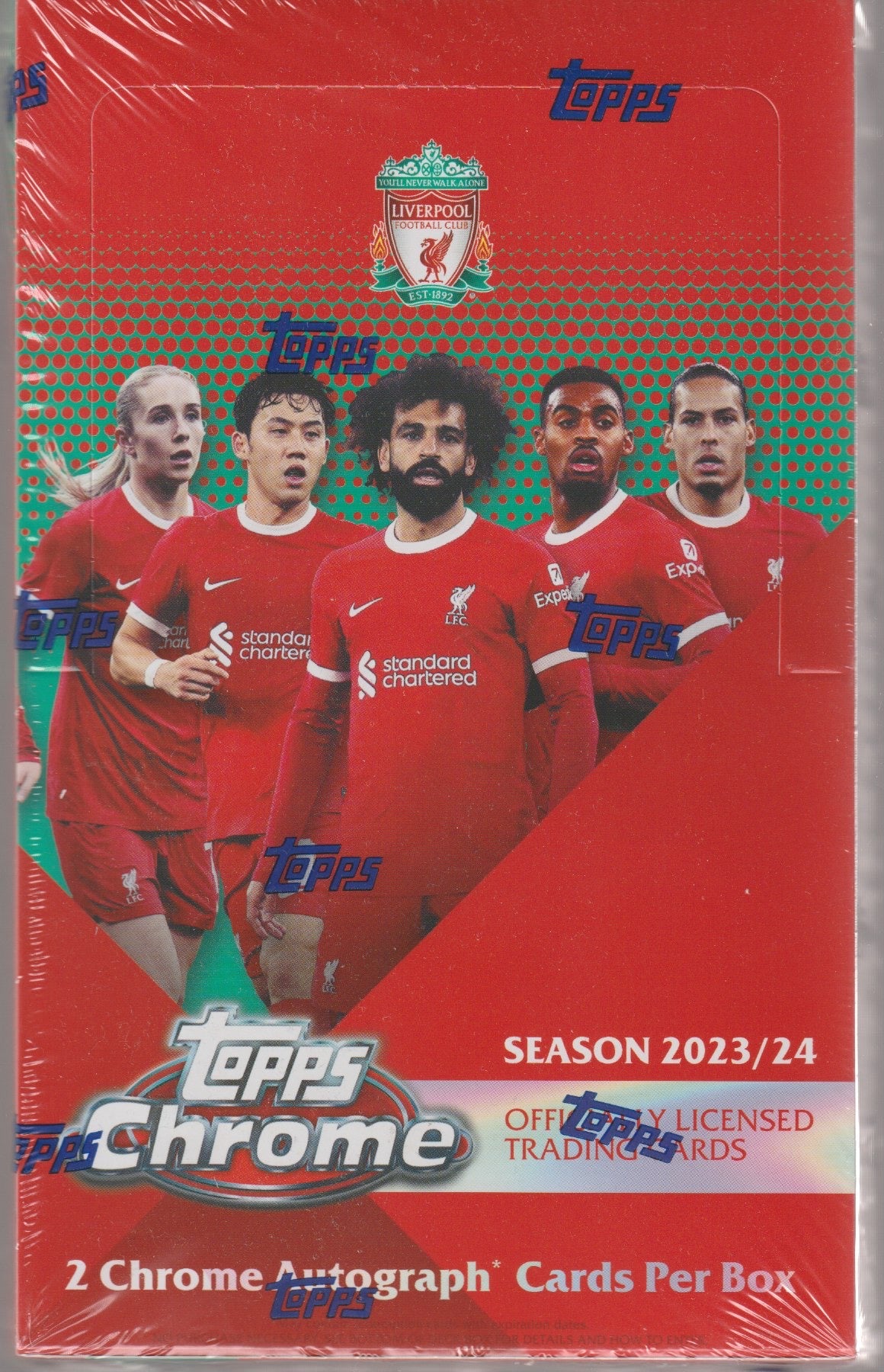 Fussball 2023-24 Topps Chrome FC Liverpool - Hobby Box