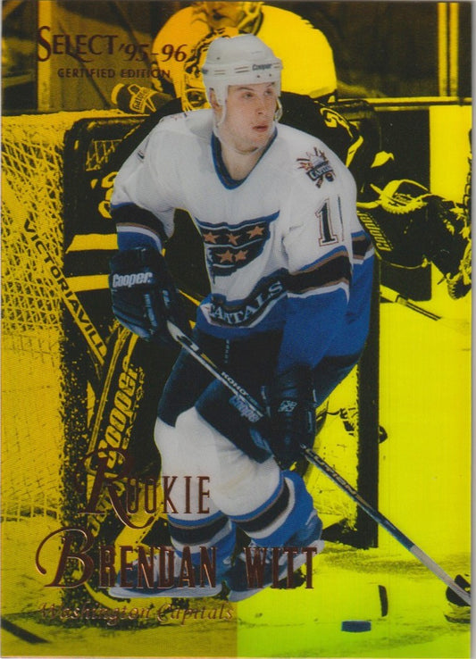 NHL 1995 / 96 Select Certified Mirror Gold - No 119 - Brendan Witt