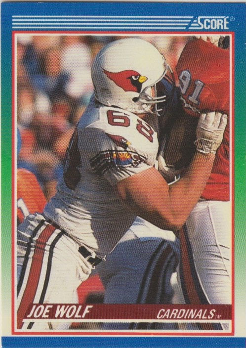 NFL 1990 Score - No 412 - Joe Wolf