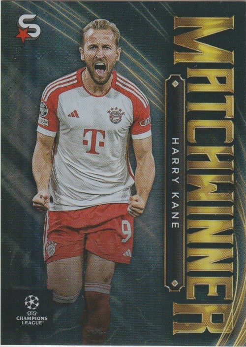 Soccer 2023-24 Topps Superstars Matchwinner - No MW02 - Harry Kane