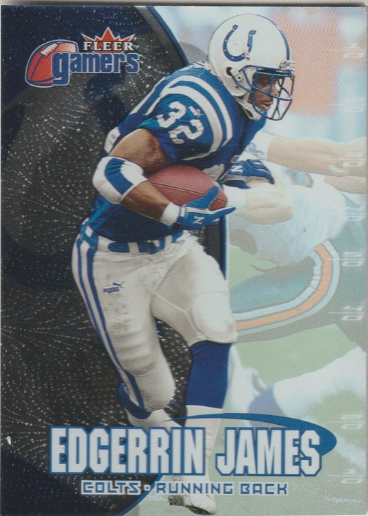 NFL 2000 Fleer Gamers - No 1 - Edgerrin James