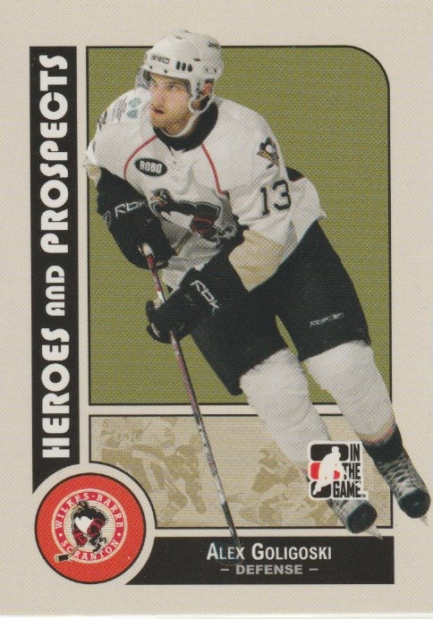 NHL 2008-09 ITG Heroes and Prospects - No 11 - Alex Goligoski