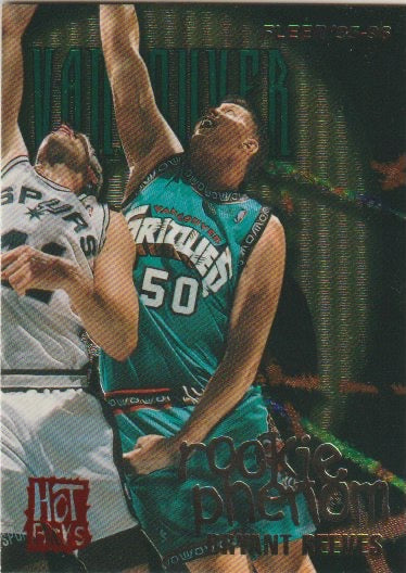 NBA 1995-96 Fleer European - No 493 - Bryant Reeves