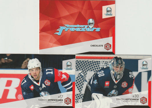 DEL 2014-15 CityPress - No. 324 to 344 and CL 437 - Hamburg Freezers CHL Team
