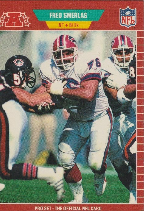 NFL 1989 ProSet - No 27 - Fred Smerlas