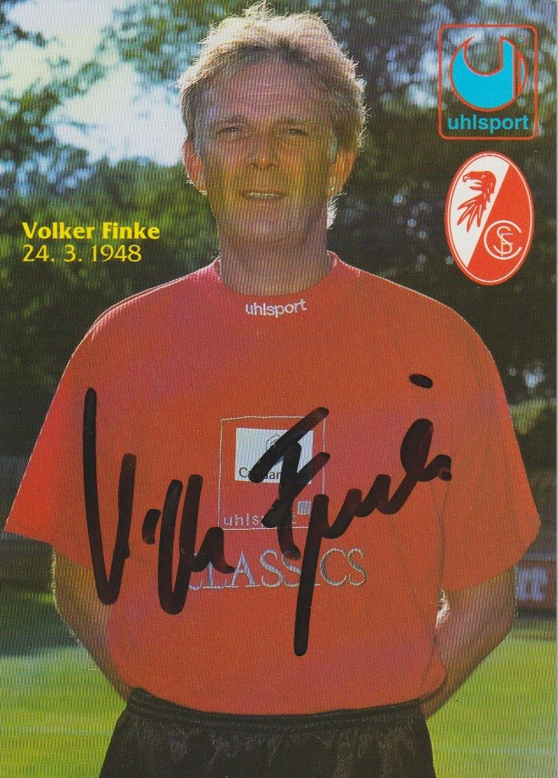 Soccer - Autograph - Volker Finke