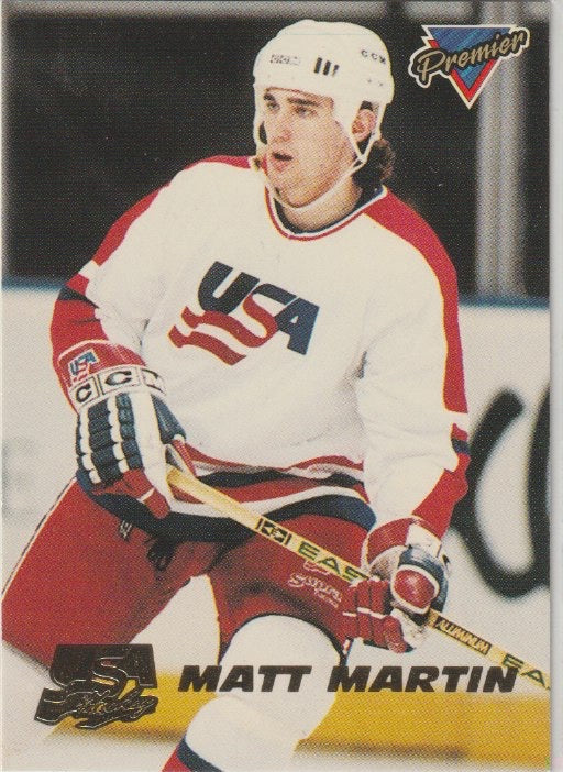 NHL 1993-94 OPC Premier USA Hockey - No 23 of 23 - Matt Martin