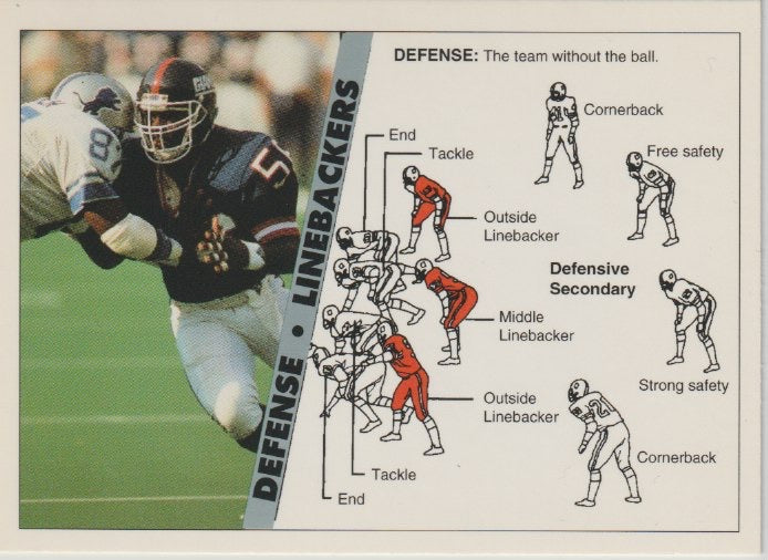 NFL 1992 Ultimate WLAF - No 183 - Defense: Linebackers/Lawrence Taylor